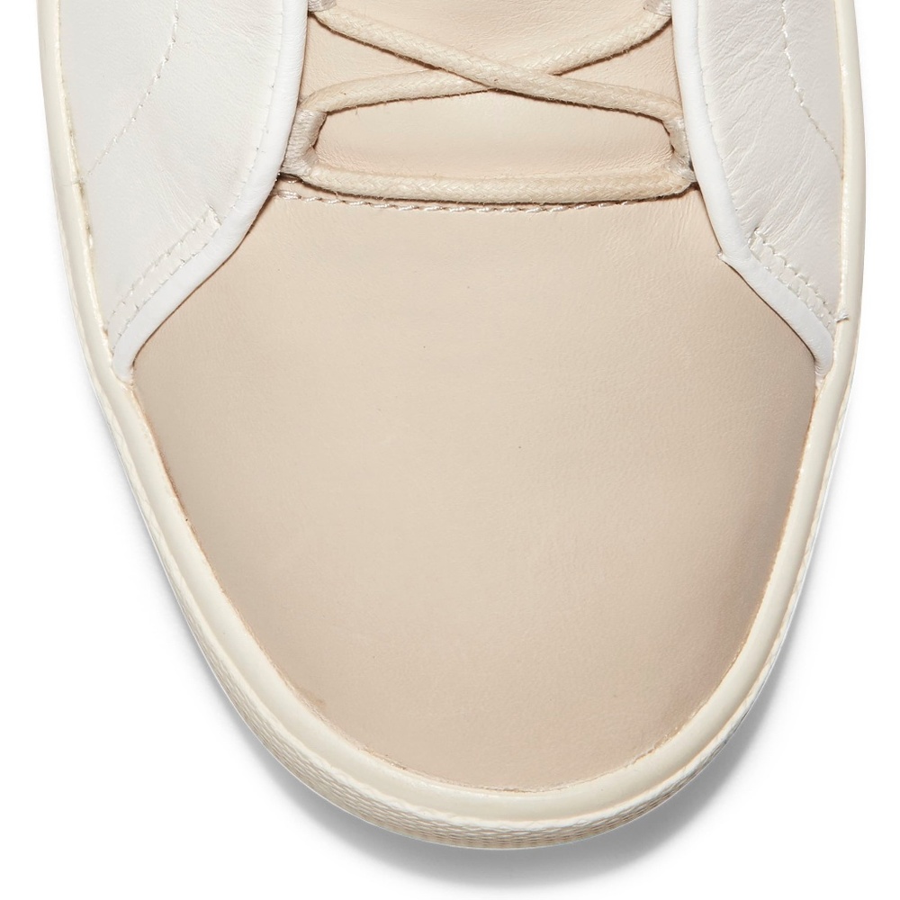 Cole Haan Grandpro Spectator 2.0 Lace Up White Ivory Beige leather Sneakers 8.5 - Picture 6 of 11